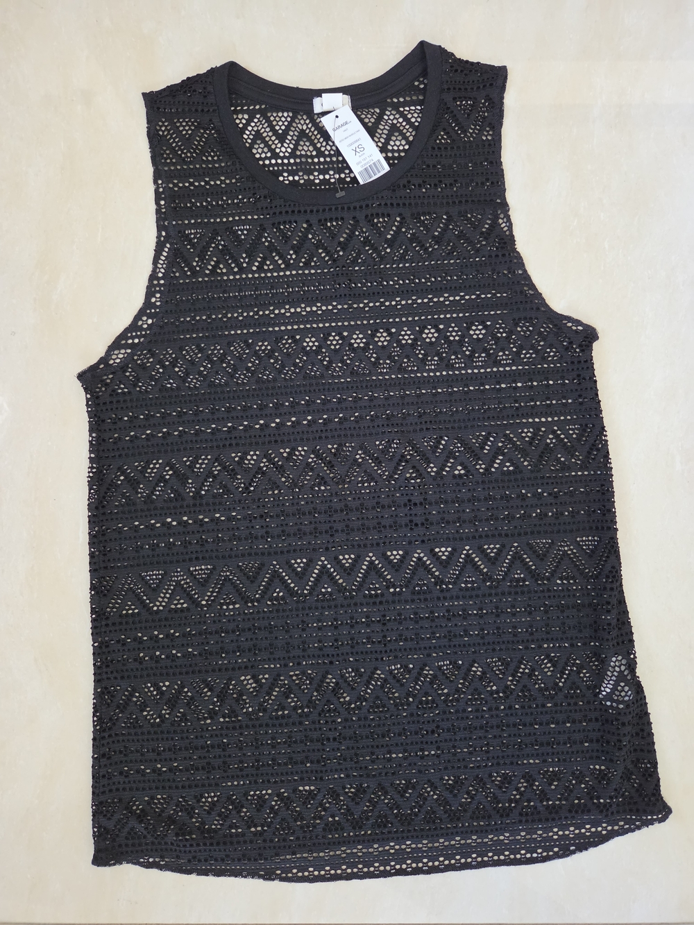 Garage Aztec Mesh Muscle Tank